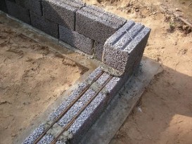 Баня из керамзитобетонных блоков