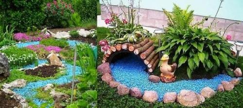 Мраморная крошка в ландшафтном дизайне