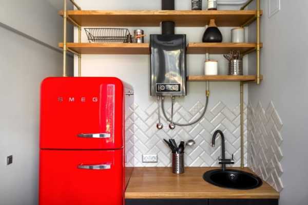 Кухня в хрущевке с газовой колонкой: варианты размещения, 37 фото Кухня в хрущевке с газовой колонкой: варианты размещения, 37 фото