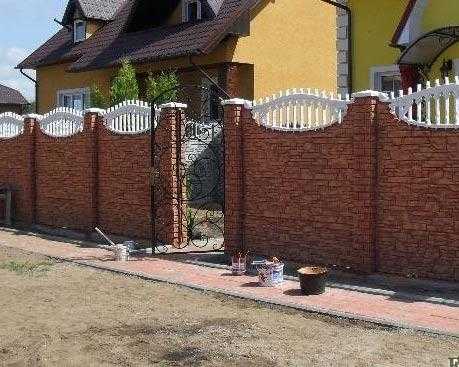 Покраска еврозабора Покраска еврозабора